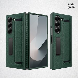 Cross-border new model, suitable <b>for</b> Samsung Z Fold 6, full-coverage <b>phone</b> <b>case</b> with <b>stand</b> and strap, factory direct sales - Product Image 6