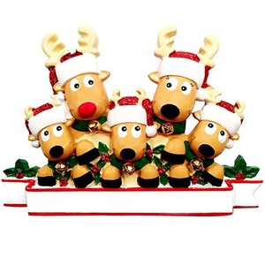 Arbre de Noël Accessoires Chiffres Danse Père Noël Bonhomme De Neige Cerf Ours Cerf Ornement Suspendu - Product Image 4