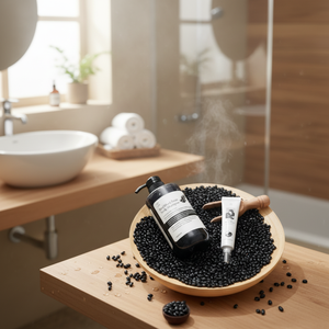 [SOY LAB] Shampooing Soin du Cuir Chevelu aux Haricots Noirs & Ensemble Ampoule au Miel et Haricots Noirs Lissant, Contrôle du Sébum, Protection de la Couleur pour une Brillance Saine - Product Image 3