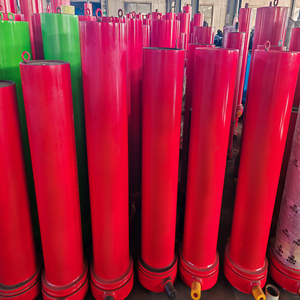 Cylindre <span class=keywords><strong>hydraulique</strong></span> <span class=keywords><strong>télescopique</strong></span> à simple <span class=keywords><strong>effet</strong></span> à 4 étapes, chromé dur, pour camion à benne basculante - Product Image 2