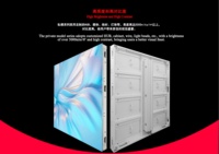 Écran LED extérieur en aluminium TA1000 1000x1000mm, léger, super fin, étanche IP65, garantie 3 ans, publicité 3D à l'œil nu