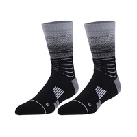 Chaussettes personnalisées en coton respirant de haute qualité et bon marché pour hommes Chaussettes de sport athlétiques hautes pour hommes