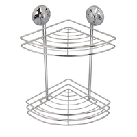 Étagère d'angle de douche Organisateur de rangement pour salle de bain Étagère murale pour salle de bain Étagère magnétique Support de douche Caddy Organisateur d'angle