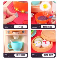 Ensemble de jeu de cuisine pour enfants, jouets interactifs de cuisine, effets sonores réalistes et fonctionnalités simulées pour les enfants de 2 à 9 ans