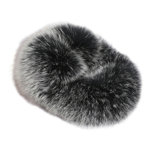 Cache-oreilles de luxe Designer hiver 100% fourrure de renard marron cache-oreilles femmes chaud fourrure fourrure de renard cache-oreilles - Product Image 6