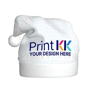 Chapeau de Père Noël adulte en peluche de haute qualité pour la décoration et les fournitures de fête - Product Image 6