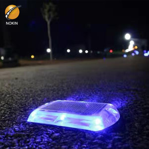 Marcadores <span class=keywords><strong>de</strong></span> Camino Impermeables <span class=keywords><strong>de</strong></span> Plástico NOKIN, Luces LED Rojas, Ojos <span class=keywords><strong>de</strong></span> <span class=keywords><strong>Gato</strong></span>, <span class=keywords><strong>Vial</strong></span>, Precio para Exteriores, Carretera, Azul, Ultrafinos, Solares - Product Image 1