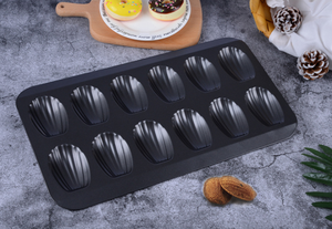 12 Tasse Muschel form Antihaft beschichtung <span class=keywords><strong>Madeleine</strong></span> <span class=keywords><strong>Backform</strong></span> DIY Carbon Steel Cake Cookie Pralinen form - Product Image 6