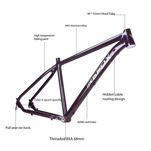 Cuadro de Bicicleta <span class=keywords><strong>Fatbike</strong></span> MTB de Aluminio con Liberación Rápida, 27.5/29 Pulgadas, Freno de Pivote Semi-interno, 2250g - Product Image 5