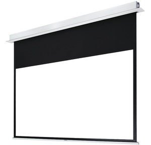 Cadre vidéo Ultra HD Matériau aluminium argenté <span class=keywords><strong>Motorisé</strong></span> Écran de projection électronique de plafond de 120 pouces - Product Image 1