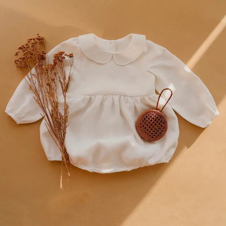 2022新着卸売春夏insファッション紫スリップドレス赤ちゃん女の子幼児ジャンプスーツ白ベビーロンパース