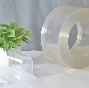 Rideau de congélateur en PVC, bande de <span class=keywords><strong>réfrigération</strong></span>, taille personnalisée, chambre froide industrielle, congélateur, bande en PVC transparente polaire - Product Image 2
