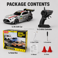 Voiture RC miniature OEM ODM, modèle de course et de drift, échelle 1:64, en alliage, 2,4 GHz, 2 vitesses, voiture radiocommandée d'intérieur