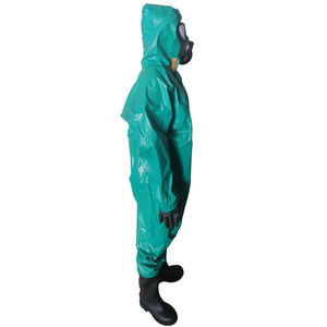 Disponibile FFY04 Tuta Protettiva Leggera Monopezzo, Design Chiuso per Protezione da Corrosione Chimica e Gas Tossici - Product Image 2