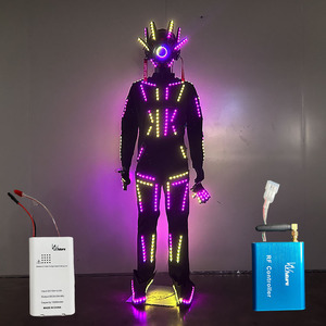 Ropa Luminosa LED Cyberpunk, Ropa Futurista Brillante para Fiestas <span class=keywords><strong>Rave</strong></span>, Atuendo Luminoso de Alta Intensidad para Hombres y Mujeres - Product Image 5