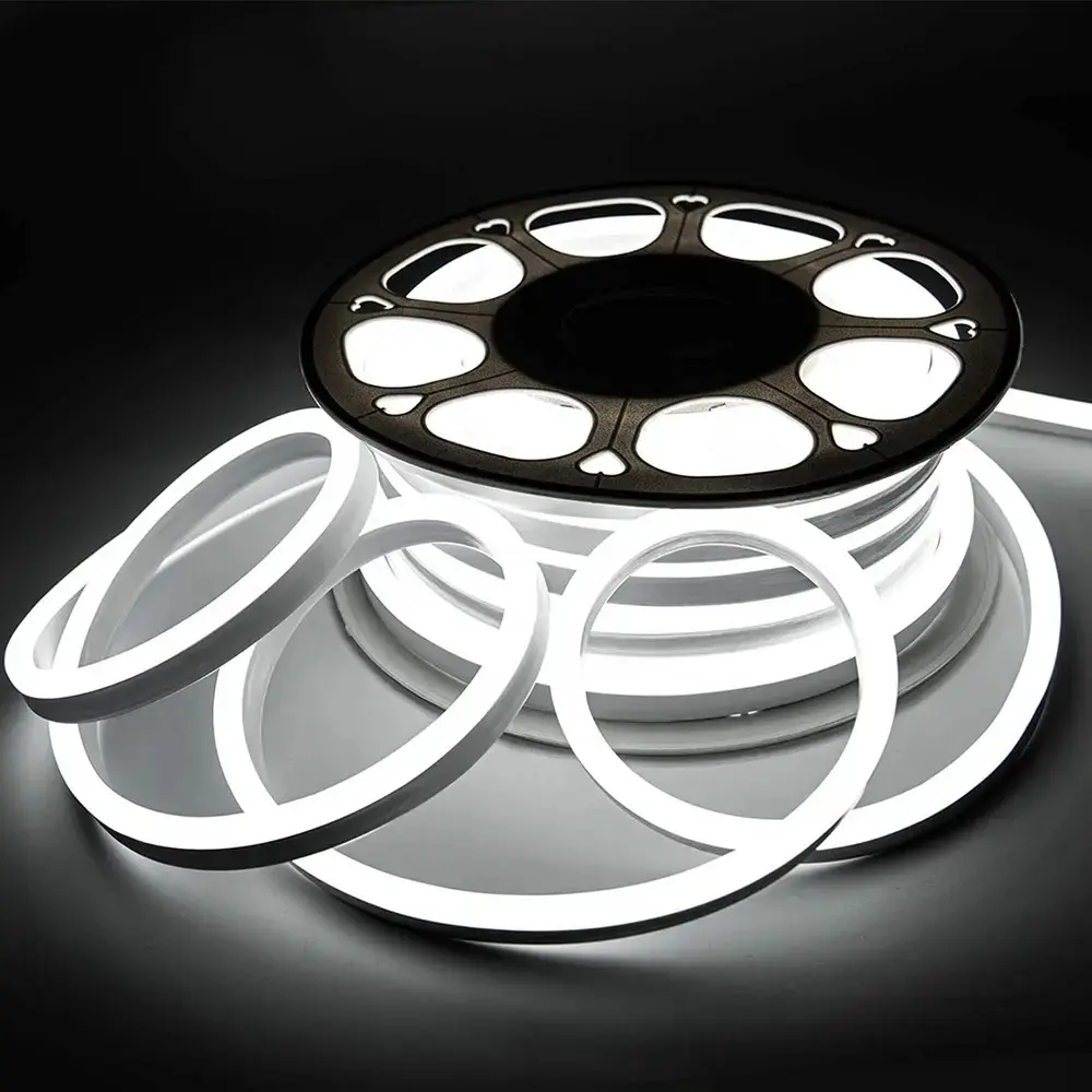 360 Degree Luminous Round 360 Silicone Tube Led Rope Light Flexible Led Strip Light Diffuser Neon Light