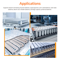 Analyseur de charge et de décharge de batteries 8 canaux 5V 200A prenant en charge les batteries cylindriques, en pochette et prismatiques pour les lignes de production industrielles
