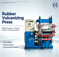 Prensa Hidráulica de Vulcanización de Caucho, Máquina Automática de Moldeo por Compresión para la Fabricación de Juntas de Goma, Anillos Tóricos y Retenes