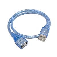 1,5 m 3m Transparent blau 3,3 Fuß 2 Meter USB 2.0 Verlängerung kabel auf Lager