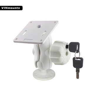 Soportes y bases de bola de aluminio marino blanco de 1.5''/38mm/C con perilla de bloqueo antirrobo para tabletas, ideales para médicos de hospital - Product Image 2
