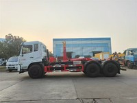 Howo 6x4 25 Tons Compacteur Manuel Crochet De Levage Conteneur À Ordures Pick-up Camion Diesel Diesel Howo Camion Moteur Boîte De Vitesses