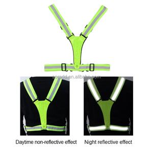 High Visibility Adjustable <b>Elastic</b> Safety Gear Outdoor USB Rechargeable LED Reflective Glow <b>Belt</b> Night Walking Cycling Running - Product Image 5