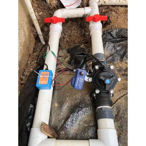 Válvula Solenoide de Plástico DN50 con Conexión de Brida, Tipo Normalmente Cerrado, para Sistemas de Riego Agrícola - Product Image 1