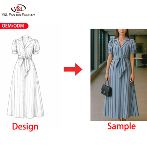 <span class=keywords><strong>Abiti</strong></span> da <span class=keywords><strong>Ufficio</strong></span> Personalizzati Casual Business Abbigliamento Professionale da <span class=keywords><strong>Donna</strong></span> 100% Cotone Traspirante Camicie Vestito - Product Image 2