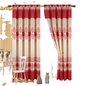 Factory sales indian curtain fabric cheap window curtain patterns