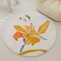 Tapis en soie de lait anti-poussière à imprimé animal fabriqué à la machine, ultra doux, en peluche, non irritant, respectueux de la peau, pour la chambre des enfants, la crèche
