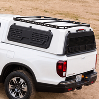 ANRICA Coque de camping-car tout-terrain en aluminium pour camionnette et couvre-caisse de pick-up pour kit sportif de camping 4x4 pleine grandeur