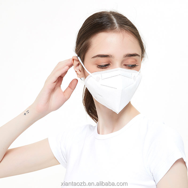 Mascarillas Desechables Adult Unisex GB2626-2019 5 Ply Non Woven Disposable Kn95 Protective Facemask