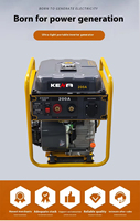 Machine à souder à essence, soudeuse AC 1kw, petite soudeuse à essence 1000 watts, mini générateur de soudage 200A