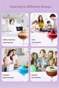 Mini sorbetière Slushie la plus populaire Machine à smoothie glacé pour boissons glacées à usage domestique commercial - Product Image 2