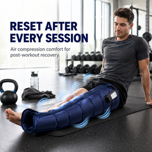 Massaggiatore per Gambe a Compressione d'Aria Indossabile, Macchina per Massaggi Ricaricabile USB per Cosce, Ginocchia, Polpacci e Piedi - Product Image 1