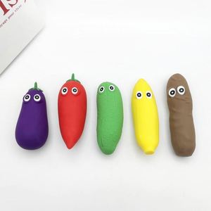Jouet anti-stress souple et déformable en forme de caca de fruit ou de légume, rempli de sable, à tirer et à presser, pour farces et jeux - Product Image 5