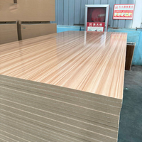 Panneau MDF mélaminé moderne de qualité supérieure CHANGDA, 15-18 mm, E1, sans formaldéhyde, pour usage intérieur, résistant à l'humidité, modèle MDF par sublimation
