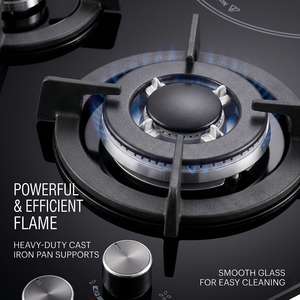 Electric Hob LPG NG Gas Stove 5 Burner Class Energy Efficient Tempered Glass Battery Powered Household Kitchen Appliance <strong>Estufa</strong> - Product Image 3