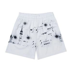 Workout Fitness <b>Shorts</b> Solid Comfort Elastic Waistband Mesh Breathable Quick Dry Casual Custom Print Sublimation OEM Customized - Product Image 1