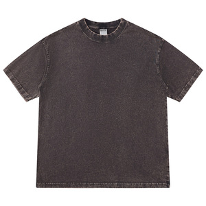 Camiseta Extra Grande para Hombre, Tejida a Medida, Transpirable, 100% Algodón, con Logotipo Frontal Impreso en DTG, OEM Stone - Product Image 5