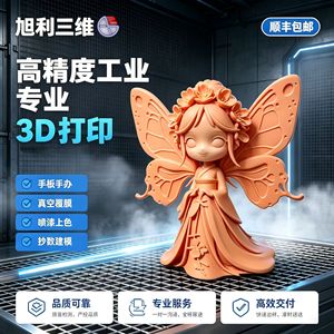 Figurine de personnage d'anime 3D Xuli, service d'impression 3D, modèle personnalisable, format STL OBJ, pièces industrielles, composants mécaniques - Product Image 4
