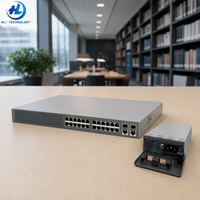 Switch Gestionado Gigabit Ethernet PoE+ de 24 Puertos 1300-24P-4G con Presupuesto de PoE de 195W y 4 Puertos SFP de Enlace Ascendente de 1G para Unidades de Oficina