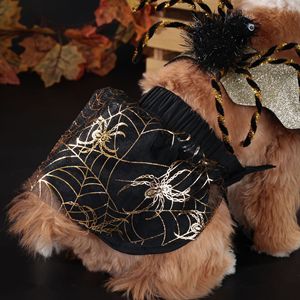 Disfraz de Halloween para mascotas, conjunto de falda y alas de araña negra para perros, venta al por mayor transfronteriza de gran éxito - Product Image 2