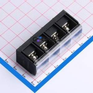 DBT40C-13.0-4P-BK-P Barrier Terminal Block Through hole Component (THT),P=13mm Connector Two Sides 13mm 1x4P Edge Pin - Product Image 1