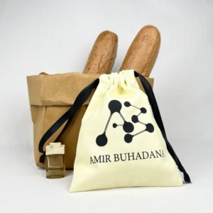 Custom Small <b>Personalized</b> Cotton Natural Canvas Drawstring <b>Gift</b> <b>Bag</b> - Product Image 5