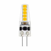 Ampoule LED G4 2W AC/DC 12V COB Silicone 200LM 2700K/3000K/6000K 360° Sans Scintillement Résidentiel Extérieur Remplace l'Halogène CE LVD RoHS