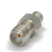Adaptateur coaxial RF haute fréquence S MA/SMP-KJG en acier inoxydable, connecteur coaxial à ondes millimétriques, adaptateur S MA femelle vers SMP mâle