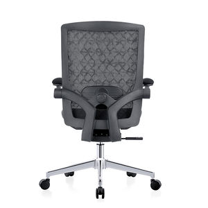 Chaise de bureau ergonomique en maille grise <span class=keywords><strong>la</strong></span> <span class=keywords><strong>moins</strong></span> chère de Chine, mobilier de direction, chaise pivotante à dossier moyen, chaise de bureau moderne pour <span class=keywords><strong>la</strong></span> maison - Product Image 6