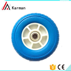 <span class=keywords><strong>Rueda</strong></span> <span class=keywords><strong>inflable</strong></span> sólida de material de goma tipo espuma PU 2,50-4 <span class=keywords><strong>para</strong></span> <span class=keywords><strong>carretilla</strong></span> de mano - Product Image 4