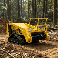Broyeur à haute adaptabilité RTDF-850M 55 °   Débroussailleuse télécommandée à angle de montée maximal pour la foresterie